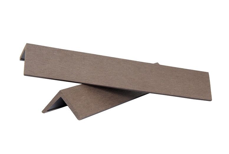 Уголок ДПК завершающий шлифованный SINGARAJA коричневого цвета купить в Нижнем Новгороде