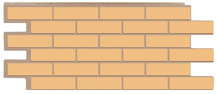 Фасадная панель T-Сайдинг, Кирпич Модерн Бежевый купить в Нижнем Новгороде