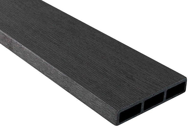 Доска 3D ДПК для улицы STORM BLACK черного цвета купить в Нижнем Новгороде