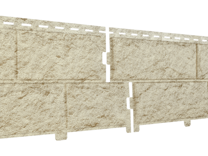 Фасадные панели Ю-Пласт Стоун Хаус Камень, Золотистый купить в Нижнем Новгороде