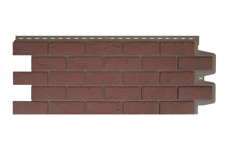 Фасадная панель Grand Line, Состаренный кирпич Design Plus, Корица (Темно-бежевый шов) купить в Нижнем Новгороде