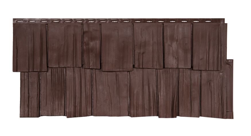 Фасадная панель T-Сайдинг, Щепа Дуб ЭКО-1 Браун купить в Нижнем Новгороде
