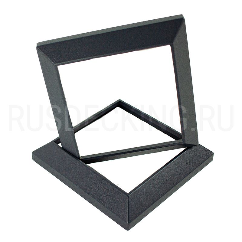 Рамка столба ограждения RusDecking Unodeck Графит купить в Нижнем Новгороде