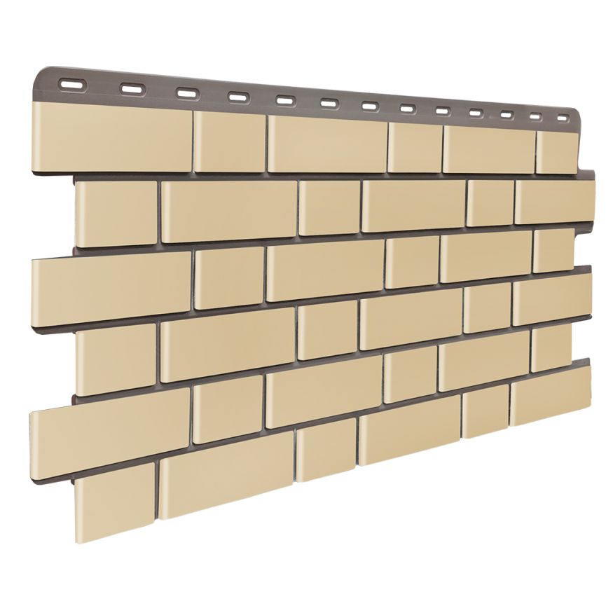 Фасадная панель FineBer Клинкерный кирпич, Жёлтый купить в Нижнем Новгороде