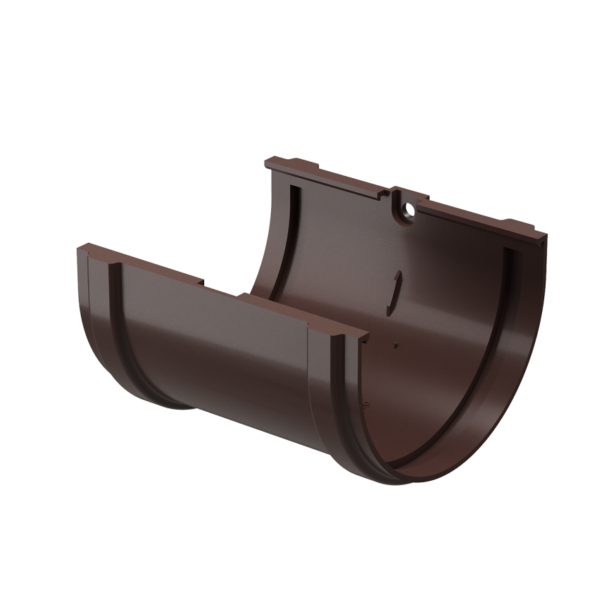 Соединитель для желобов Docke Premium, цвет Шоколад купить в Нижнем Новгороде