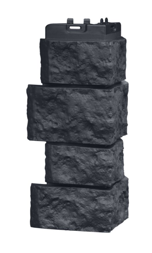 Угол наружный Grand Line, Дикий камень Classic, Графит купить в Нижнем Новгороде