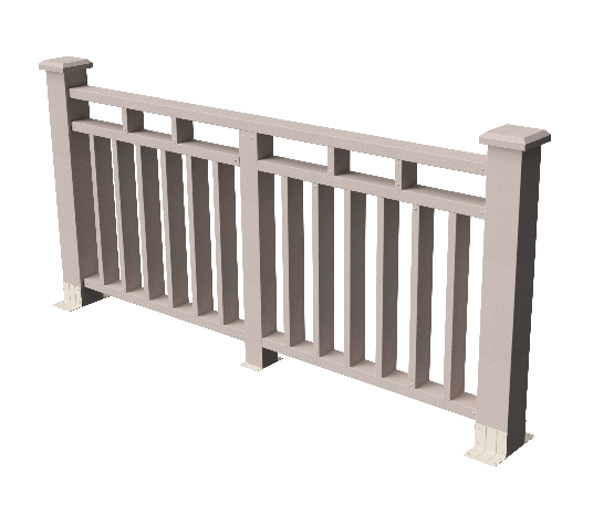 Декоративное ограждение из ДПК GRINDERDECO, выбеленый дуб, Европа купить в Нижнем Новгороде
