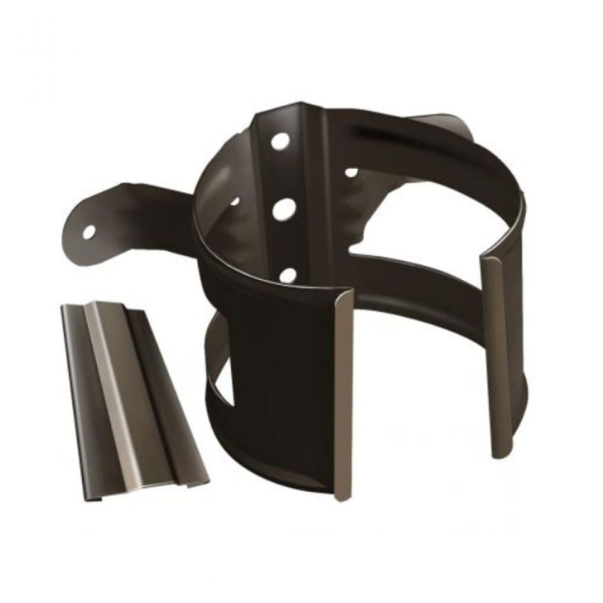 Кронштейн для трубы на деревянной основе, Grand Line, коричневый (RR 32) купить в Нижнем Новгороде