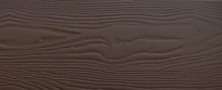 Фиброцементный сайдинг 190х3000х8мм Цвет коричневая глина RAL 8028 купить в Нижнем Новгороде