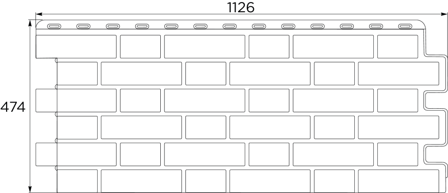 Фасадная панель FineBer Клинкерный кирпич, Керамический купить в Нижнем Новгороде