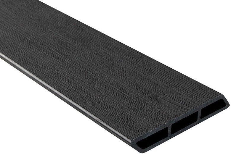 Доска Ромбус 3D ДПК Outdoor STORM BLACK черного цвета купить в Нижнем Новгороде