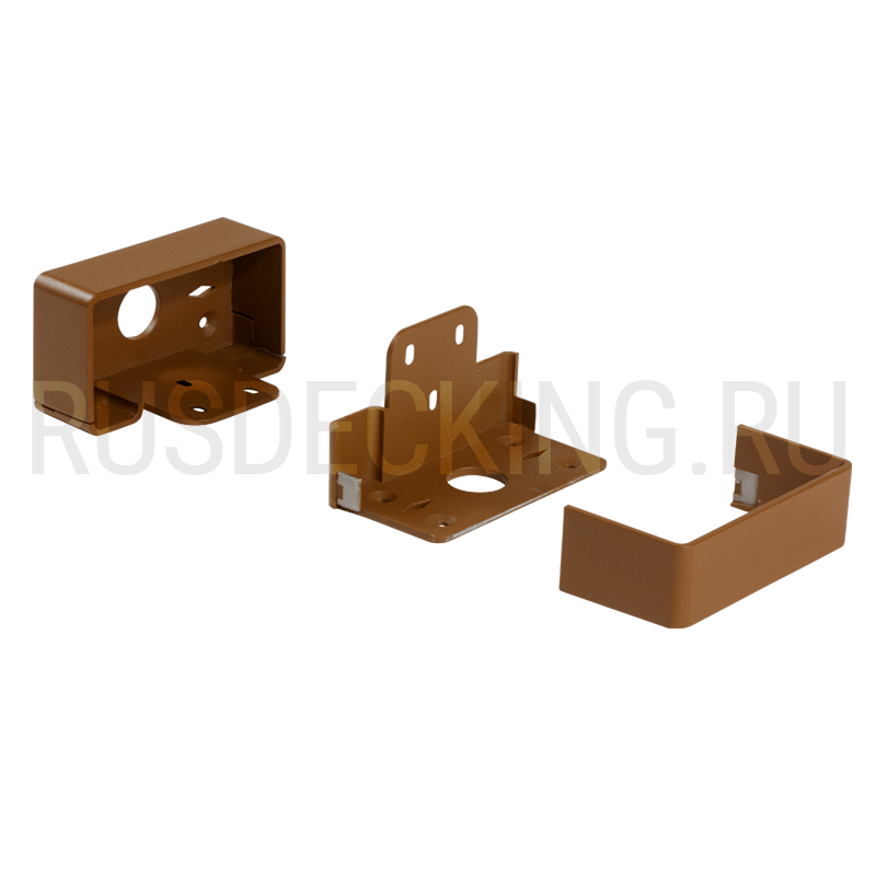 Комплект крепления перил прямое RusDecking Unodeck Орех купить в Нижнем Новгороде