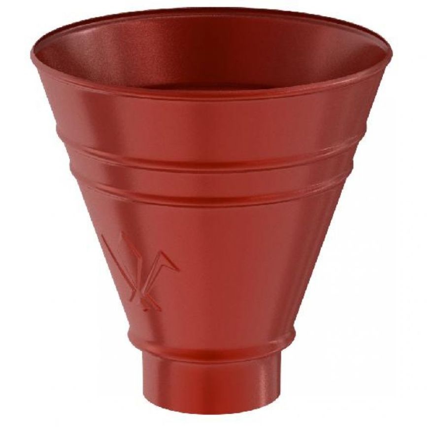 Водосборная воронка круглая Aquasystem RR29, Бургундский цвет, 125/90 мм купить в Нижнем Новгороде