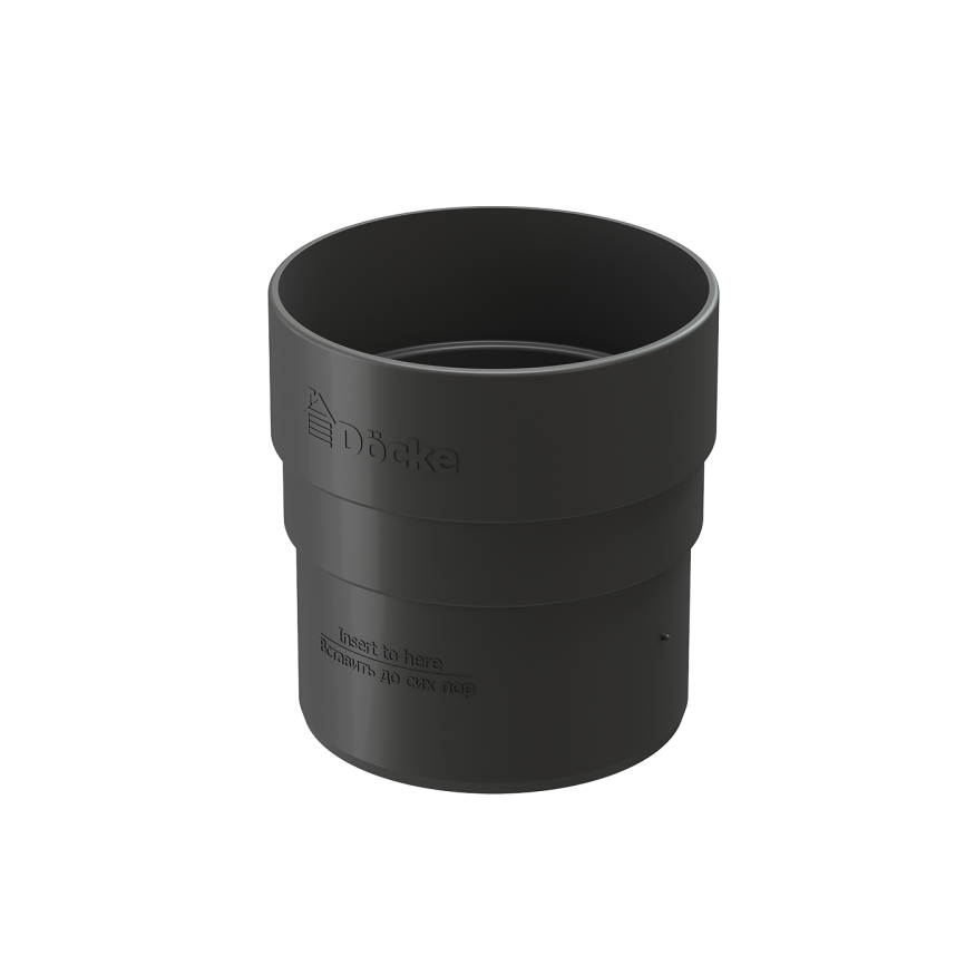 Соединительная муфта для водостока Docke Standard, Серый цвет купить в Нижнем Новгороде