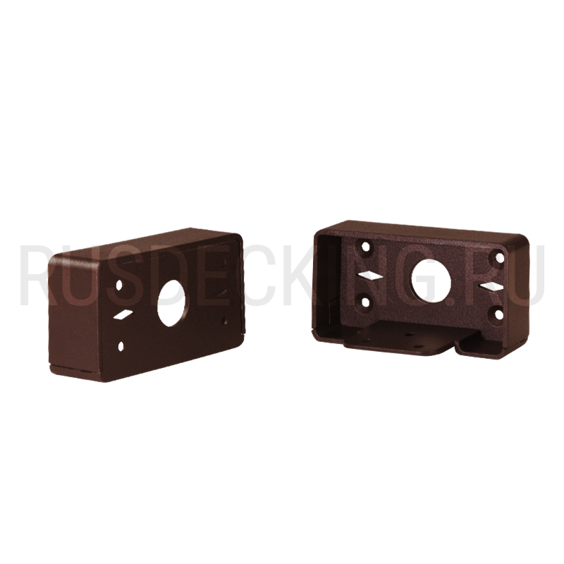 Комплект крепления перил прямое RusDecking Unodeck Венге купить в Нижнем Новгороде