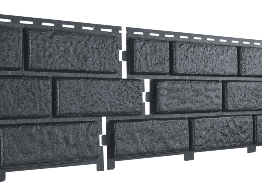 Фасадные панели Ю-Пласт, Стоун Хаус Кирпич, Графитовый купить в Нижнем Новгороде