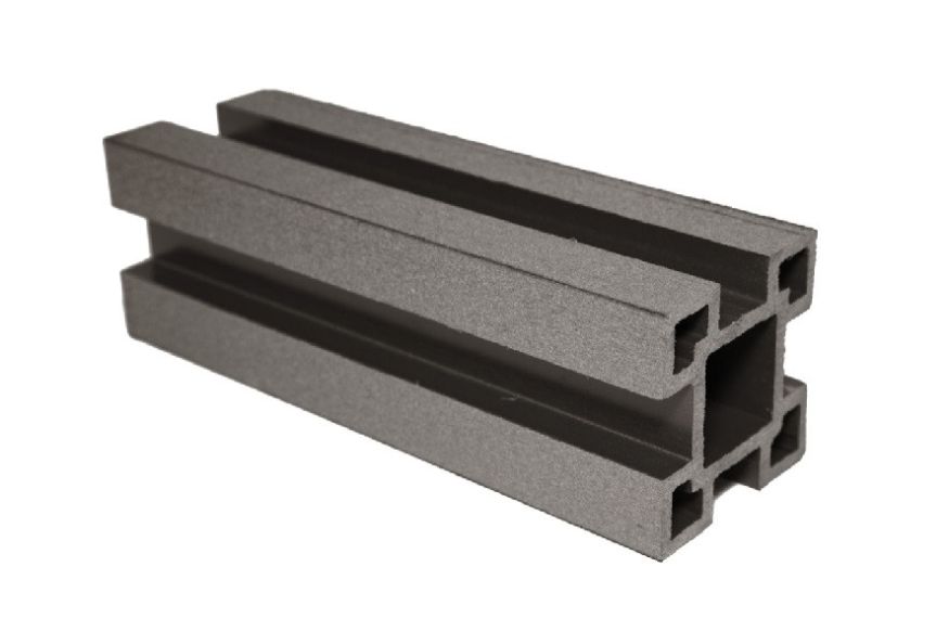 Столб с пазами ДПК АЙ-ТЕХПЛАСТ цвет венге купить в Нижнем Новгороде