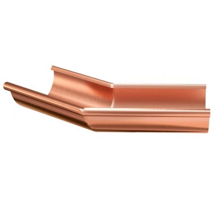 Наружный угол желоба 135° Aquasystem, медь 125/90 купить в Нижнем Новгороде