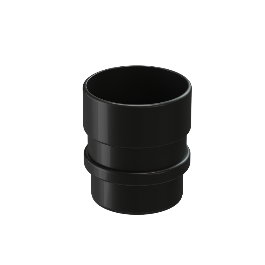 Муфта соединительная для водостока Docke Lux, Карбон купить в Нижнем Новгороде