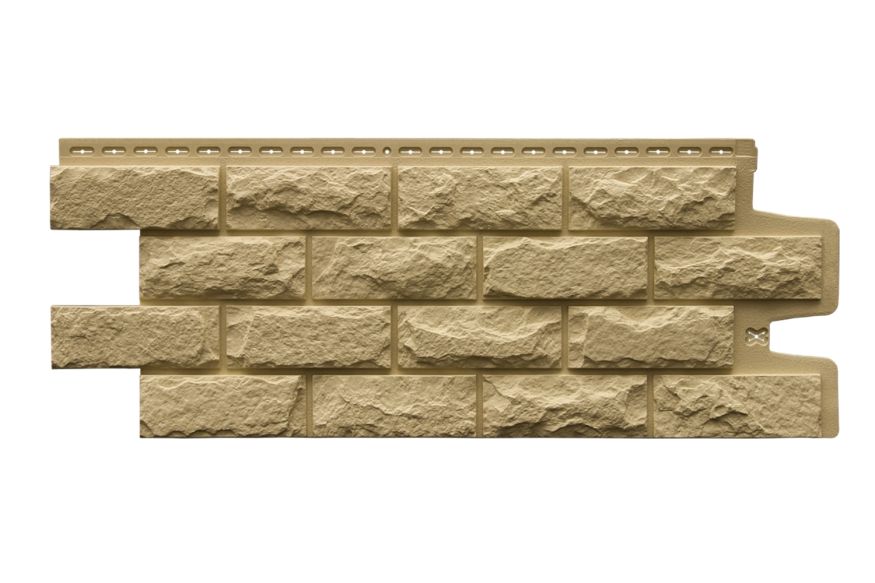 Фасадные панели Grand Line, Колотый камень Classic, Песочный купить в Нижнем Новгороде