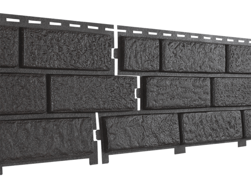 Фасадные панели Ю-Пласт, Кирпич Стоун Хаус, Коричневый купить в Нижнем Новгороде