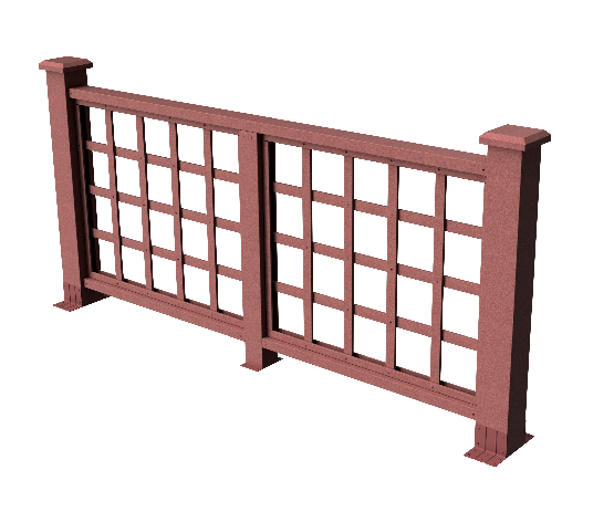 Декоративное ограждение из ДПК GRINDERDECO Дувр мербау купить в Нижнем Новгороде