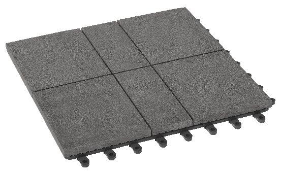 Модульный паркет ДПК GRINDERDECO Люкс 8 Цвет: Серый базальт купить в Нижнем Новгороде