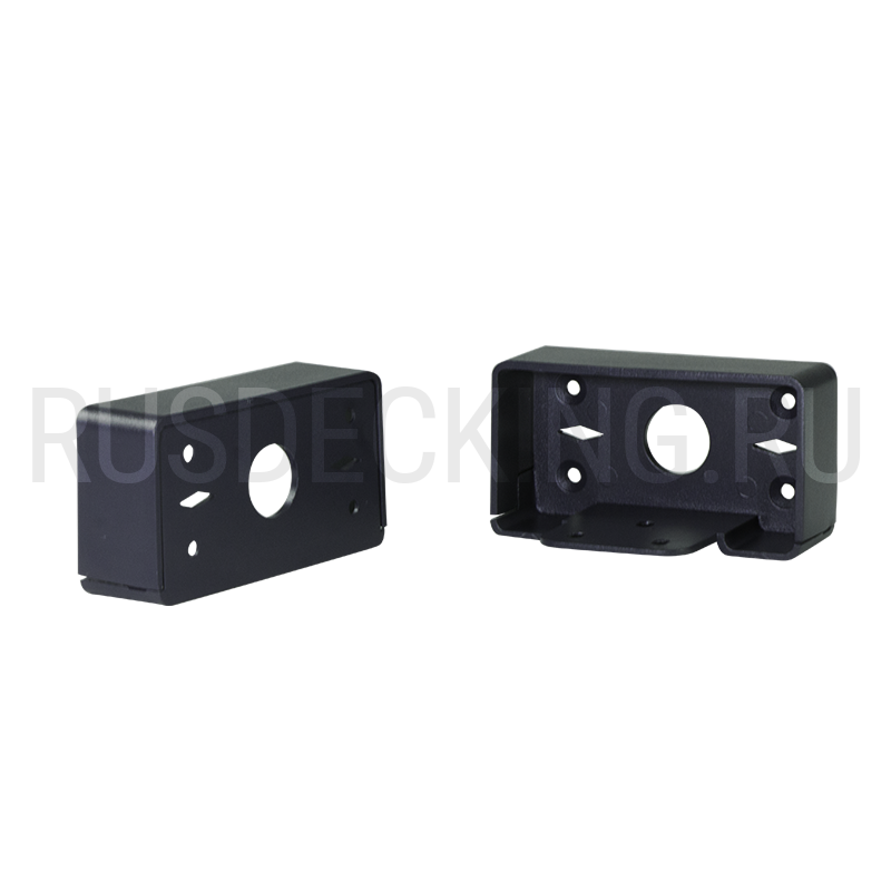 Комплект крепления перил прямое RusDecking Unodeck Графит купить в Нижнем Новгороде