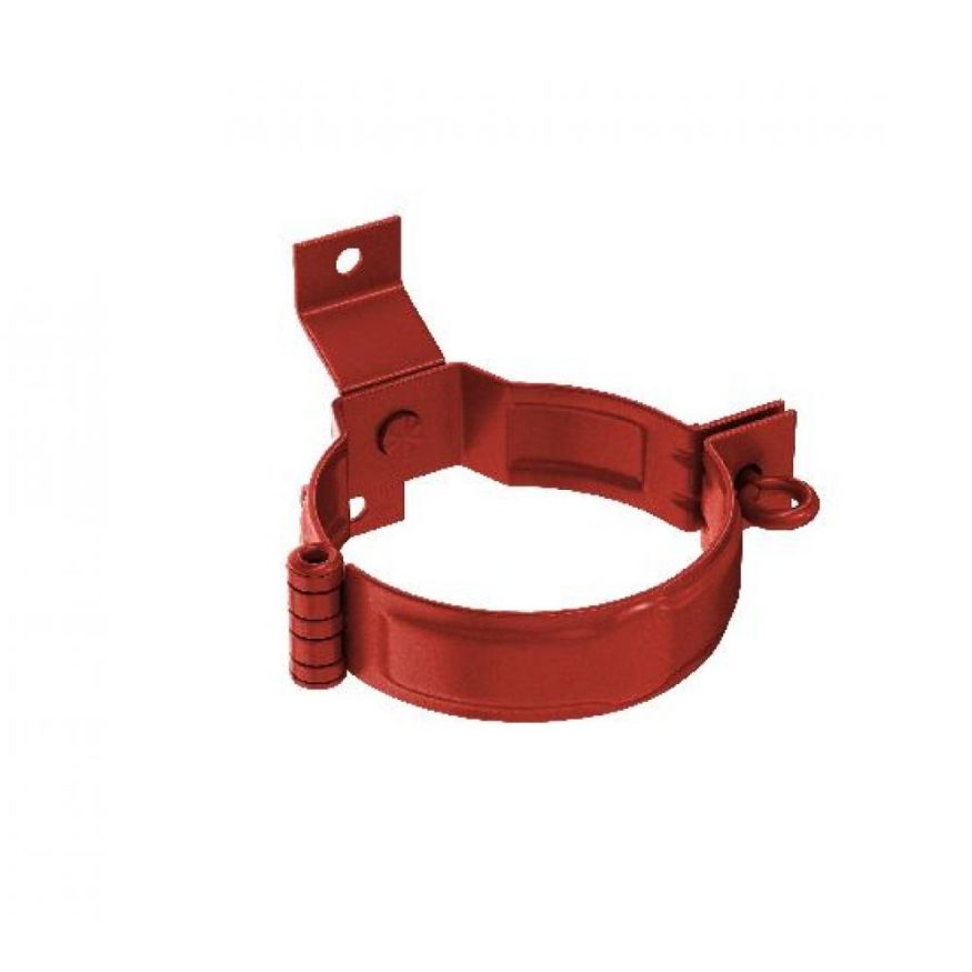 Декоративный хомут для труб под дерево с крепежом, Aquasystem, RR29 Бургундский 125/90 купить в Нижнем Новгороде