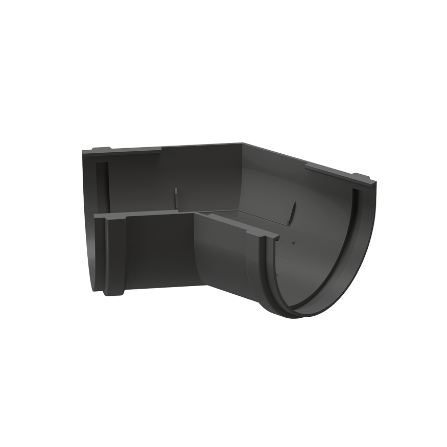 Угол желоба 135˚, Docke Premium, цвет графит купить в Нижнем Новгороде