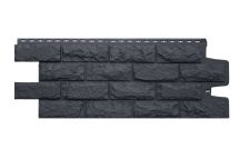 Фасадные панели Grand Line, Колотый камень Classic, Графит