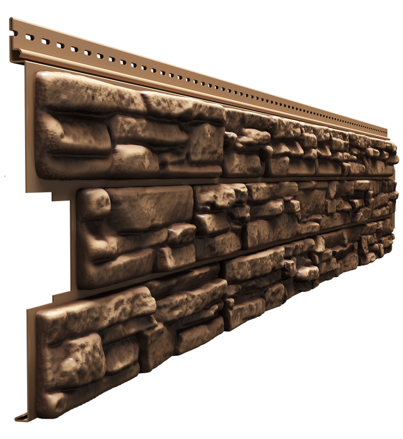 Виниловый сайдинг Docke, Rocky, Кедровый орех купить в Нижнем Новгороде