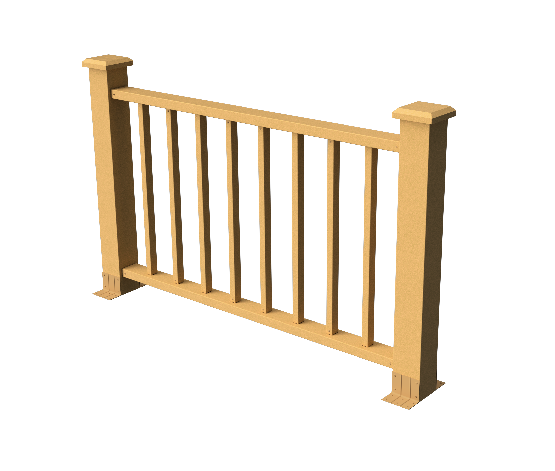 Декоративное ограждение ДПК GRINDERDECO Альма 1500 с скрытым крепежом, цвет песчаник. купить в Нижнем Новгороде