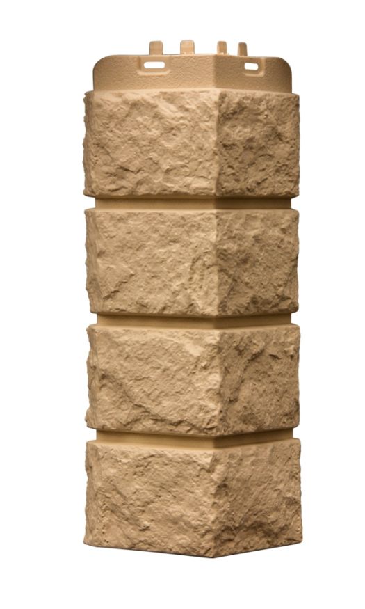 Угол наружный Grand Line, Колотый камень Classic, Песочный купить в Нижнем Новгороде