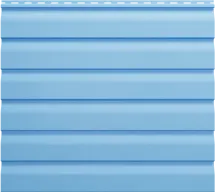 Виниловый сайдинг Доломит Classic, цвет Голубой.