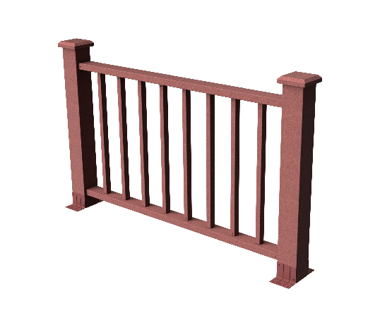 Декоративное ограждение ДПК GRINDERDECO Альма 1500 с невидимым крепежом мербау. купить в Нижнем Новгороде