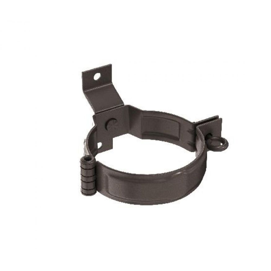 Декоративный хомут для трубы под дерево с крепежом, Aquasystem, RR 32 Тёмно-коричневый 150/100 купить в Нижнем Новгороде
