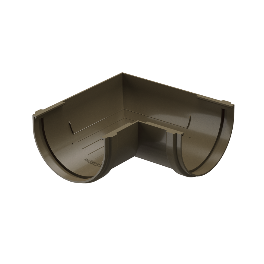 Угол желоба 90˚, Docke Premium, Цвет Каштан купить в Нижнем Новгороде