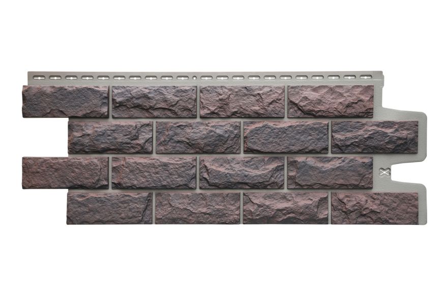 Фасадные панели Grand Line, Колотый Камень Design Plus, Кофе (темно-бежевый шов) купить в Нижнем Новгороде