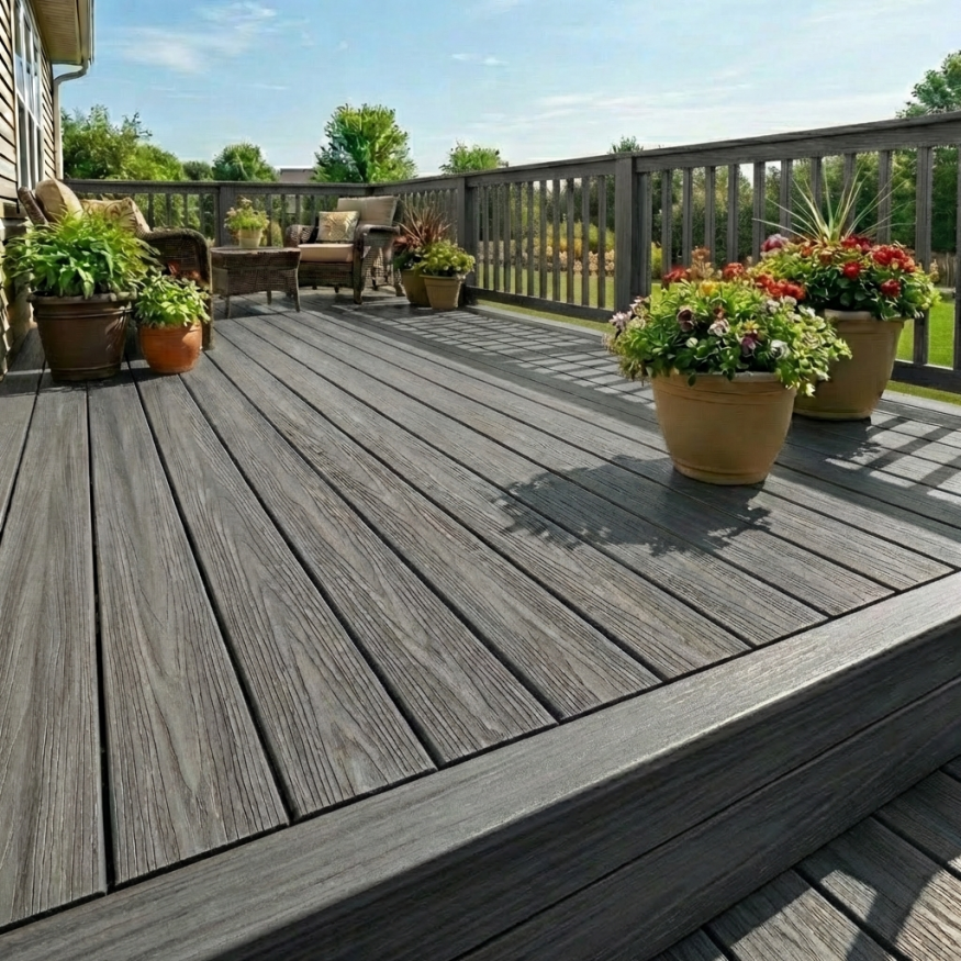 Террасная доска ДПК GardenParkett Табула, Серый купить в Нижнем Новгороде