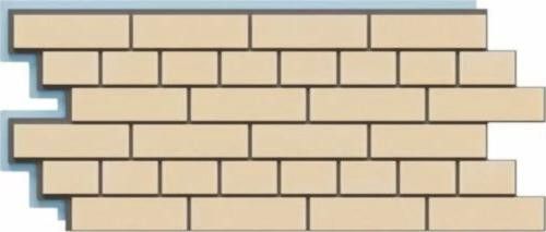 Фасадная термопанель Доломит Кирпич 40 мм, Светло-жёлтый купить в Нижнем Новгороде