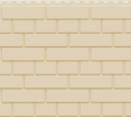 Фасадная панель Доломит в цвете Шампань, имитация кирпича. купить в Нижнем Новгороде