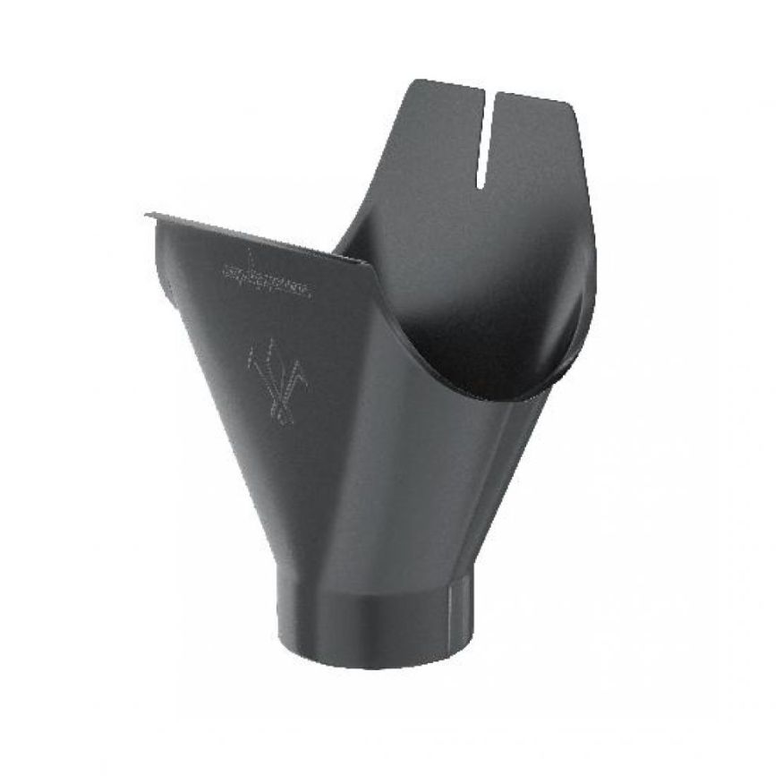 Воронка для дождевой воды Aquasystem, цвет RAL 7024 Тёмно-серый, размер 125/90. купить в Нижнем Новгороде