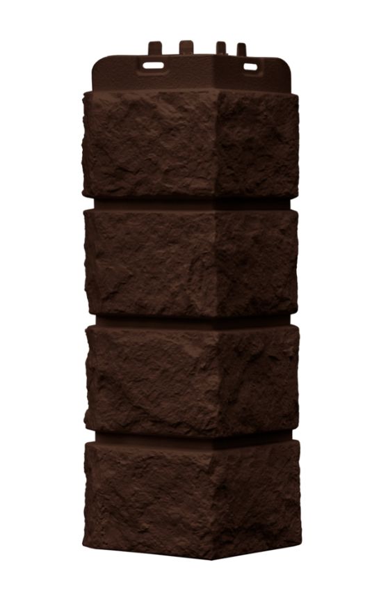 Угол наружный Grand Line, Колотый камень Classic, Шоколадный купить в Нижнем Новгороде