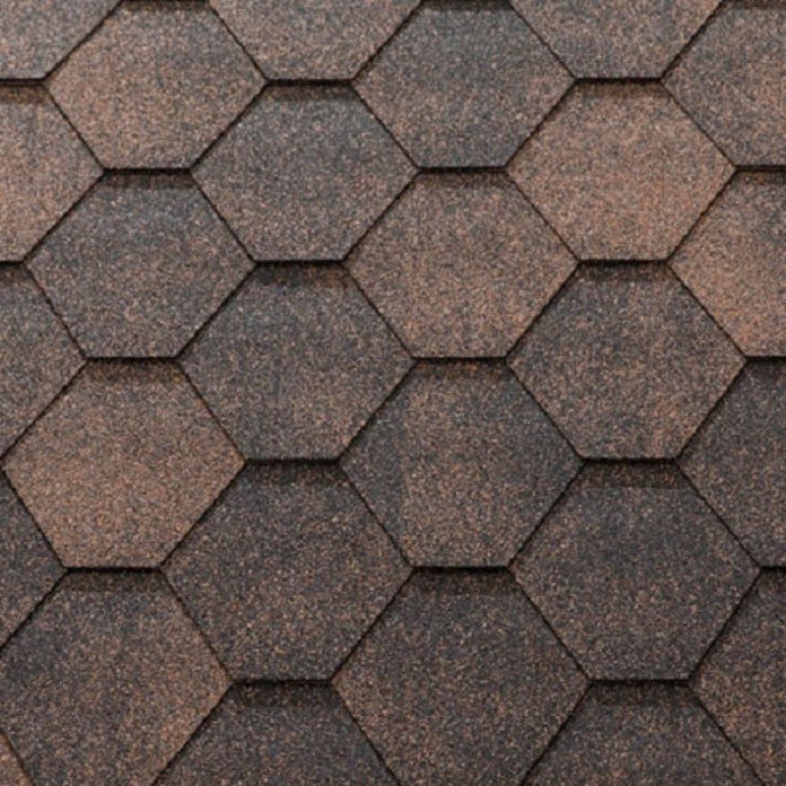 Гибкая черепица KATEPAL JAZZY медного оттенка купить в Нижнем Новгороде