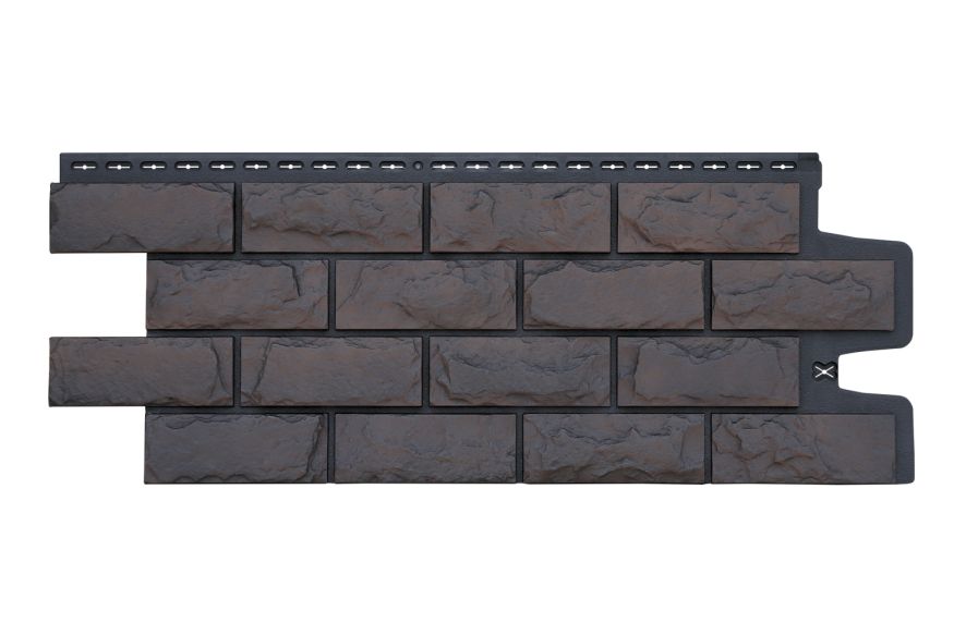 Фасадные панели Grand Line, Колотый Камень Design Plus, Трюфель (черный шов) купить в Нижнем Новгороде