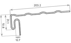 J-фаска, ветровая доска Tecos Ardennes, акриловая Арабика. купить в Нижнем Новгороде