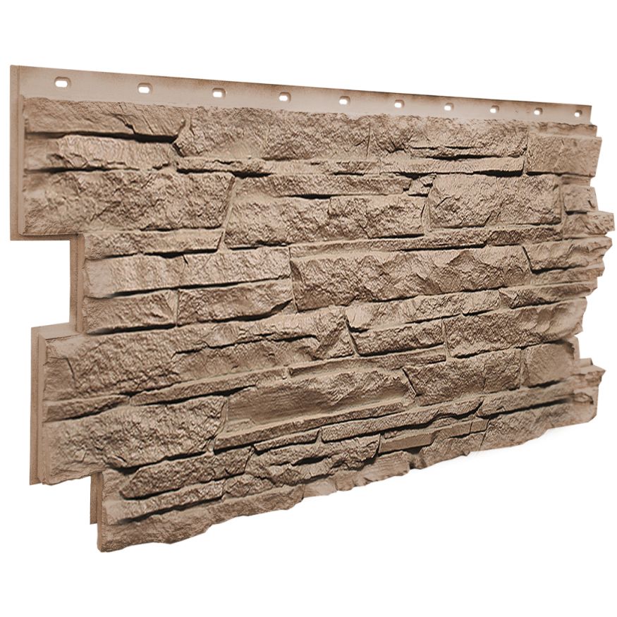 Фасадная панель FineBer Скала, Песочный купить в Нижнем Новгороде