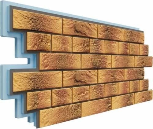 Фасадная термопанель Доломит Венецианский Кирпич 40 мм, Нарва купить в Нижнем Новгороде