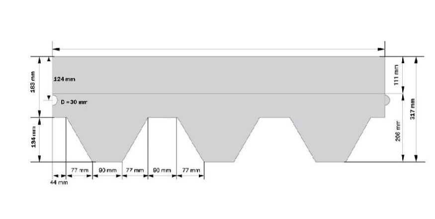 Гибкая черепица KATEPAL KL зелёного цвета. купить в Нижнем Новгороде